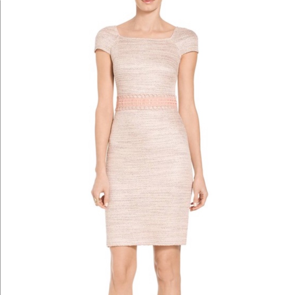 BNWT St.John Textural Micro Tweed Dress !